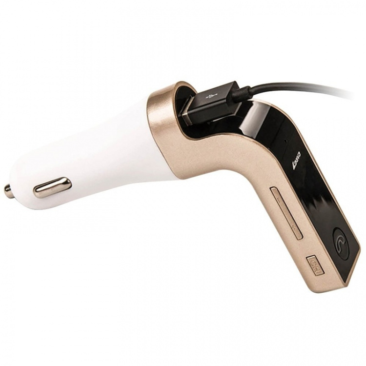 FM-zender met Bluetooth handsfree (Goud) FM-zender met Bluetooth handsfree (Goud)