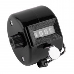 Handcalculator met viercijferig telsysteem, Zwart