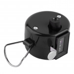 Handcalculator met viercijferig telsysteem, Zwart