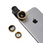 Macrolens voor smartphones, goud