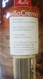 Melittabella Crema La Crema hele koffiebonen