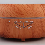Houten luchtbevochtiger LED licht, Licht hout 240 ml