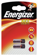 Alkaline-Batterij 23A | 12 V DC | 50 mAh | 2-Blister | A23 | Zilver / Zwart