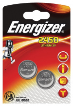 Energizer Lithium-Knoopcelbatterij CR2450 | 3 V DC | 620 mAh | 2-Blister | Zilver Energizer Lithium-Knoopcelbatterij CR2450 | 3 V DC | 620 mAh | 2-Blister | Zilver