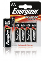 Energizer Alkaline-Batterij AA | 1.5 V DC | 4-Blister Energizer Alkaline-Batterij AA | 1.5 V DC | 4-Blister