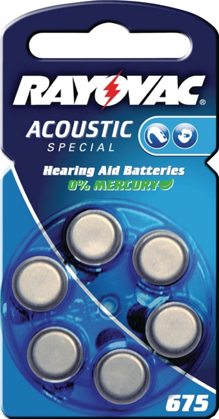 Rayovac Zinc-Air Batterij PR44 1.4 V 6-Blister Rayovac Zinc-Air Batterij PR44 1.4 V 6-Blister