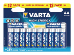 Varta Alkaline-Batterij AA | 1.5 V DC | 12-Blister