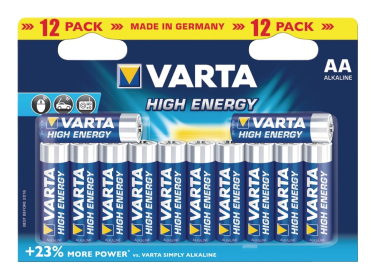 Varta Alkaline-Batterij AA | 1.5 V DC | 12-Blister