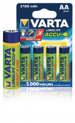 Varta Oplaadbare NiMH-Batterij AA | 1.2 V DC | 2100 mAh | 4-Blisterkaart Varta Oplaadbare NiMH-Batterij AA | 1.2 V DC | 2100 mAh | 4-Blisterkaart