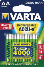 Varta Oplaadbare NiMH-Batterij AA | 1.2 V DC | 2500 mAh | 4-Blisterkaart Varta Oplaadbare NiMH-Batterij AA | 1.2 V DC | 2500 mAh | 4-Blisterkaart