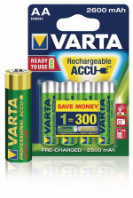 Varta Oplaadbare NiMH-Batterij AA | 1.2 V DC | 2500 mAh | 4-Blisterkaart Varta Oplaadbare NiMH-Batterij AA | 1.2 V DC | 2500 mAh | 4-Blisterkaart