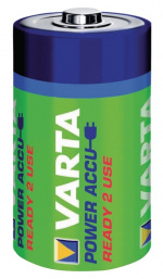 Varta Oplaadbare NiMH-Batterij C | 1.2 V DC | 3000 mAh | Voorgeladen | 2-Blister | HR14 | Geel / Groen Varta Oplaadbare NiMH-Batterij C | 1.2 V DC | 3000 mAh | Voorgeladen | 2-Blister | HR14 | Geel / Groen
