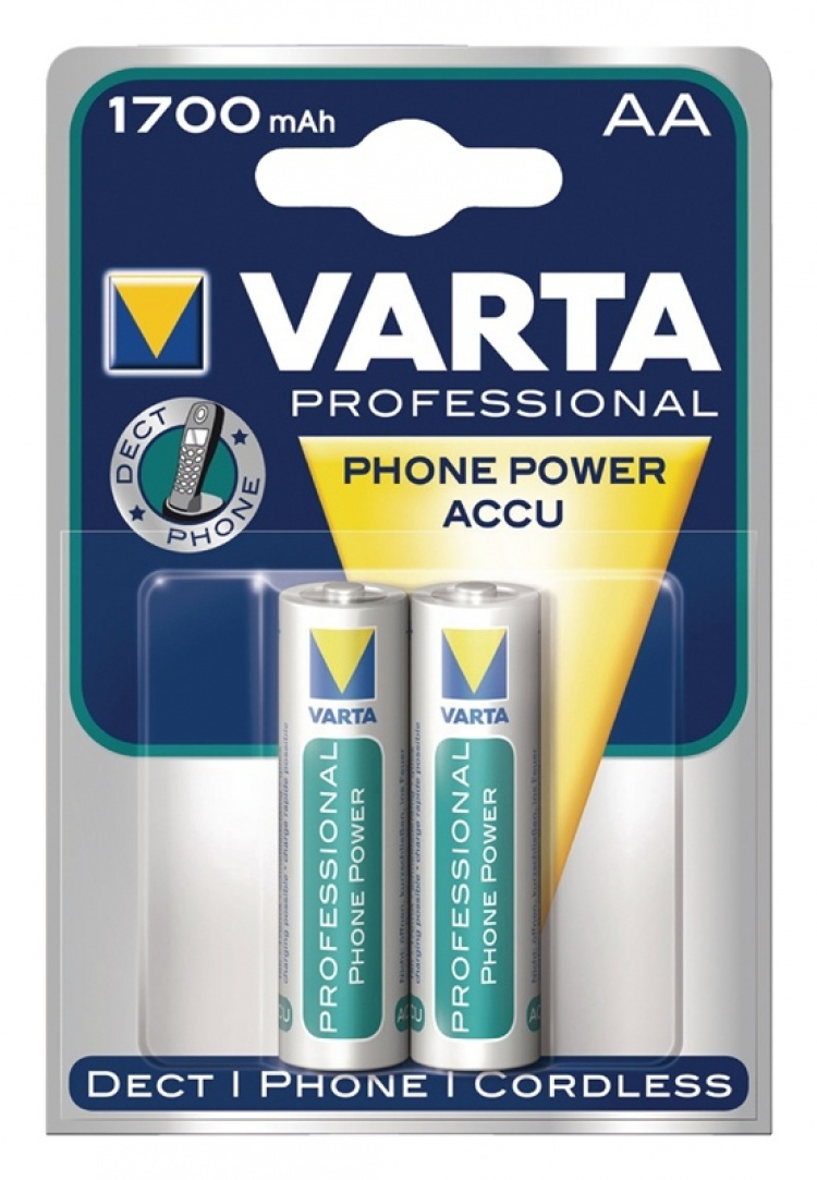 Varta Oplaadbare NiMH-Batterij AA | 1.2 V DC | 1600 mAh | 2-Blisterkaart Varta Oplaadbare NiMH-Batterij AA | 1.2 V DC | 1600 mAh | 2-Blisterkaart
