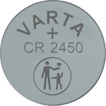 Varta Lithium-Knoopcelbatterij CR2450 | 3 V DC | 570 mAh | 1-Blister | Zilver Varta Lithium-Knoopcelbatterij CR2450 | 3 V DC | 570 mAh | 1-Blister | Zilver