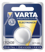 Varta CR2430 (6430) batterij, 1 stk. blister lithium knoopcel, 3 V