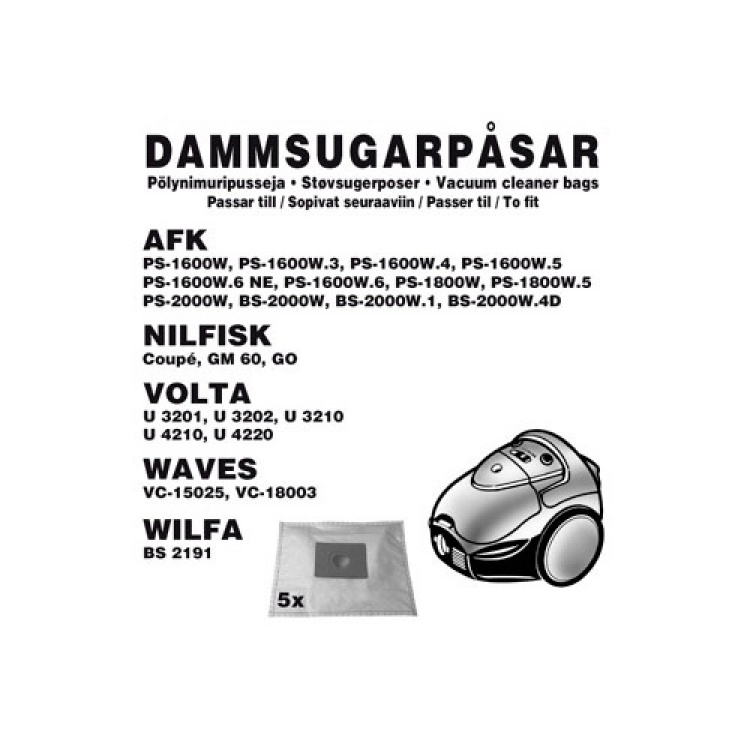 Champion Dammpåsar AFK, 5st