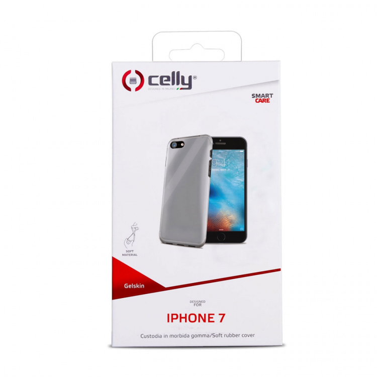 Celly Gelskin TPU Cover iPhone 7 Tr Celly Gelskin TPU Cover iPhone 7 Tr