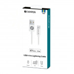 Champion USB-A naar Lightning-kabel 1m wit