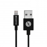 Champion USB-A naar Lightning-kabel 1m zwart