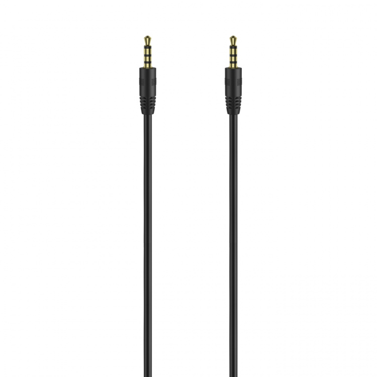 Champion 3,5mm audiokabel 1m zwart