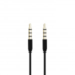 Champion 3,5mm audiokabel 1m zwart
