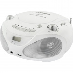 Champion Boombox CD/Radio/MP3/USB White Champion Boombox CD/Radio/MP3/USB White