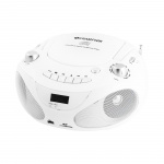 Champion Boombox CD/Radio/MP3/USB White Champion Boombox CD/Radio/MP3/USB White