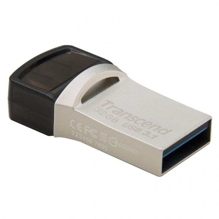 Transcend USB-minne (USB3+Type-C) 32GB