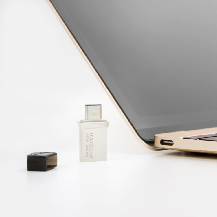 Transcend USB-minne (USB3+Type-C) 32GB