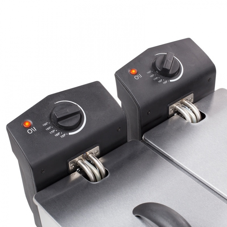 Tristar Fritös Dubbel Rostfri 2 X 3l