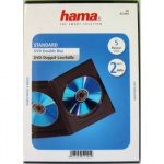 HAMA Standard DVD Double Jewel Cas e, pack of 5, black