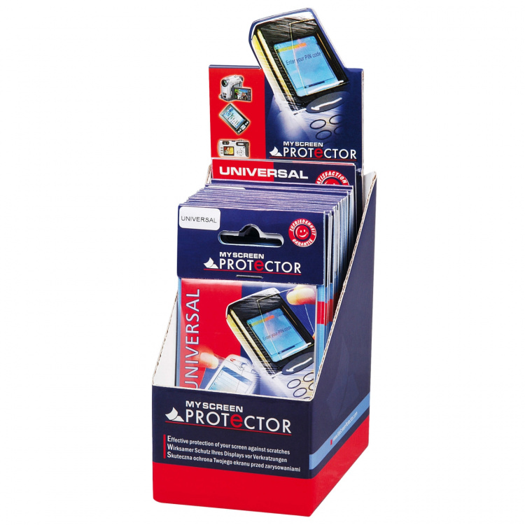 Mobile Phone Universal Protec tion Foil, 25 pcs. in a displa Mobile Phone Universal Protec tion Foil, 25 pcs. in a displa