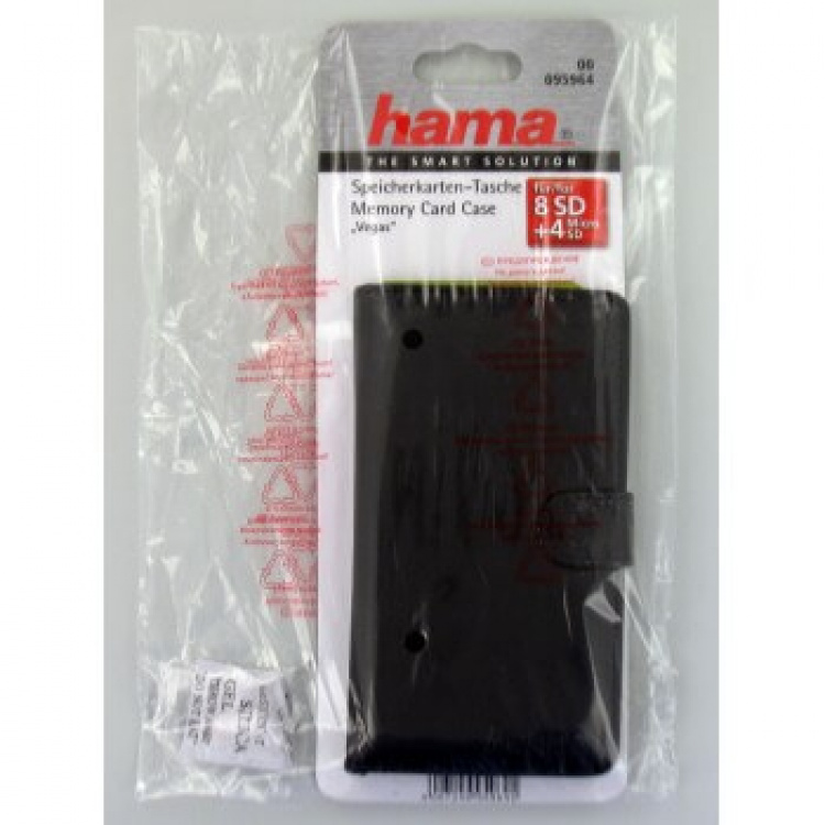 HAMA Minneskortsväska Svart Universal M