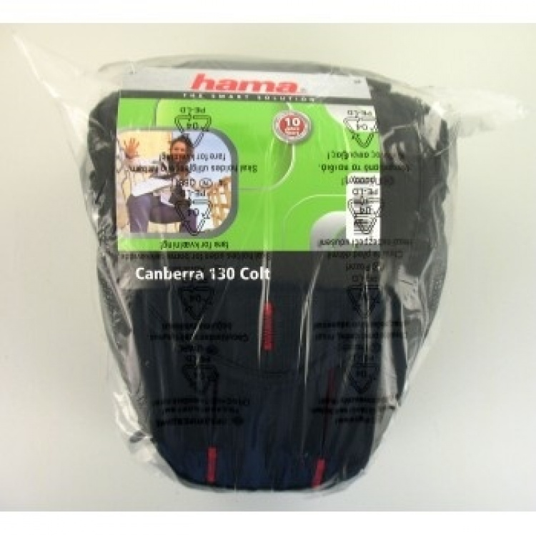 HAMA Canberra Camera Bag, 130 Colt , black/red HAMA Canberra Camera Bag, 130 Colt , black/red