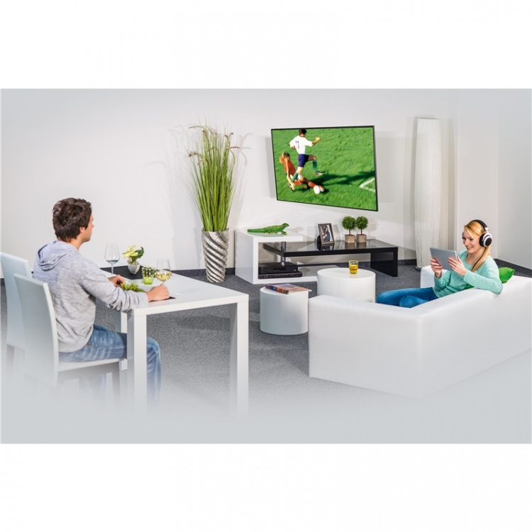 HAMA Väggfäste Fullmotion 1arm 1ST Vesa 200x200 Svart