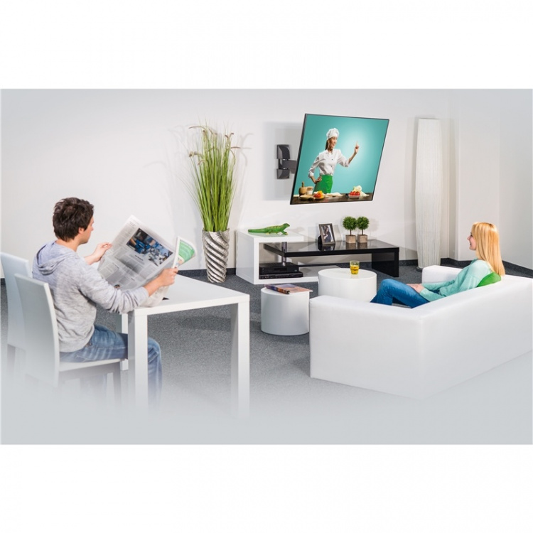 HAMA Väggfäste Fullmotion 1arm 1ST Vesa 200x200 Svart