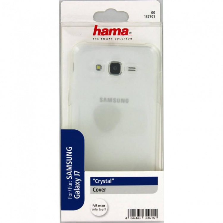 HAMA Cover Galaxy J7 Crystal, Transparent