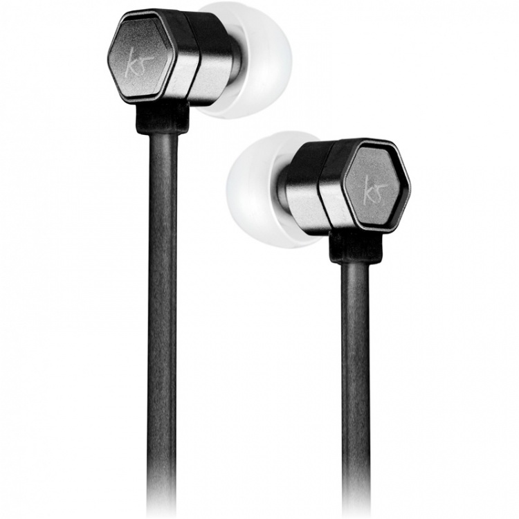 KITSOUND Headphone Hive Black In-Ear Wireless Mic