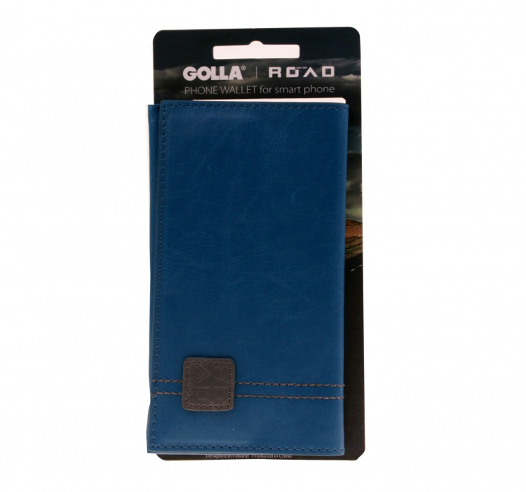 Smartphone Wallet Bill for Sa msung Galaxy S4, Blue/Grey Smartphone Wallet Bill for Sa msung Galaxy S4, Blue/Grey
