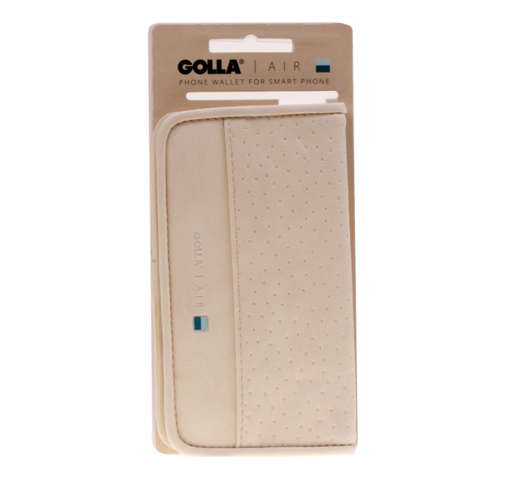 Smartphone Wallet Air for Sam sung Galaxy S5, Cream/Yellow