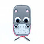 TABZOO Mobilväska Flodhäst Grå Universal