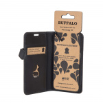 BUFFALO Wallet Leather Black 3 Cardpockets Samsung Galaxy S7