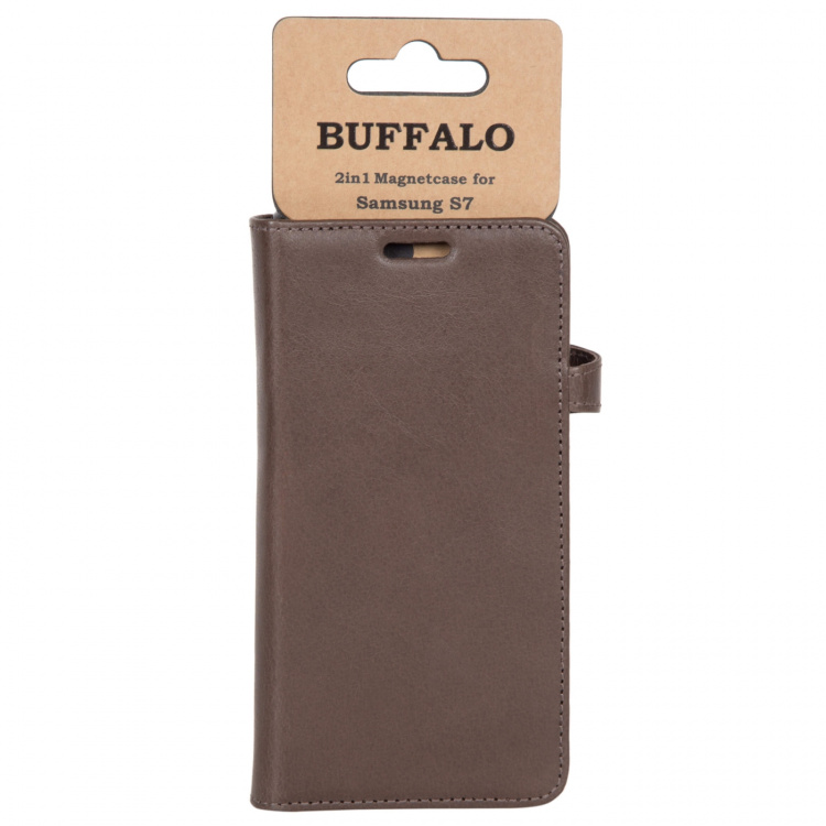 BUFFALO Wallet Leather Brown 3 Cardpockets Samsung Galaxy S7 BUFFALO Wallet Leather Brown 3 Cardpockets Samsung Galaxy S7