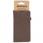 BUFFALO Wallet Leather Brown 3 Cardpockets Samsung Galaxy S7 Edge BUFFALO Wallet Leather Brown 3 Cardpockets Samsung Galaxy S7 Edge