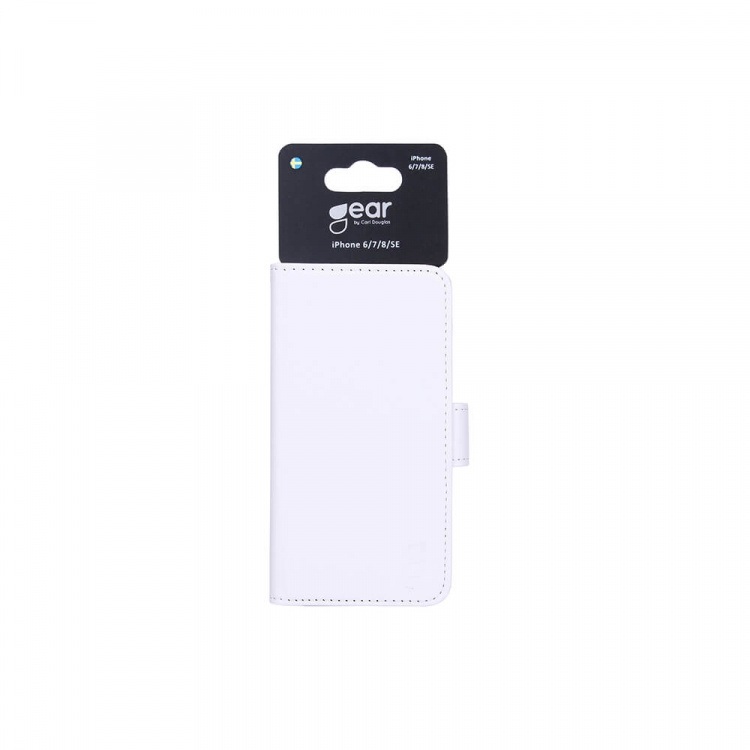 GEAR Wallet White 3 Cardpockets iPhone 6/7/8/SE White GEAR Wallet White 3 Cardpockets iPhone 6/7/8/SE White