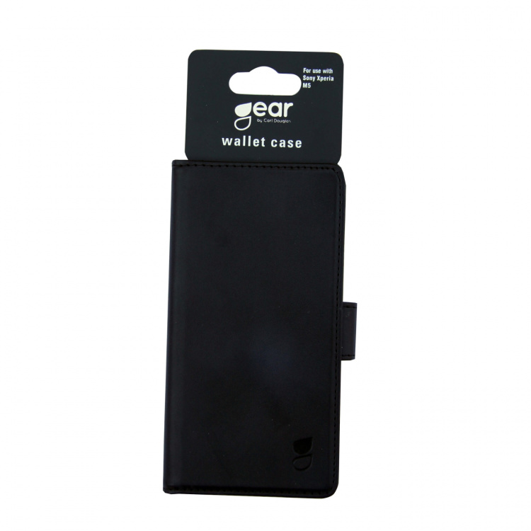 GEAR Wallet Black 2 Cardpockets Sony Xperia M5
