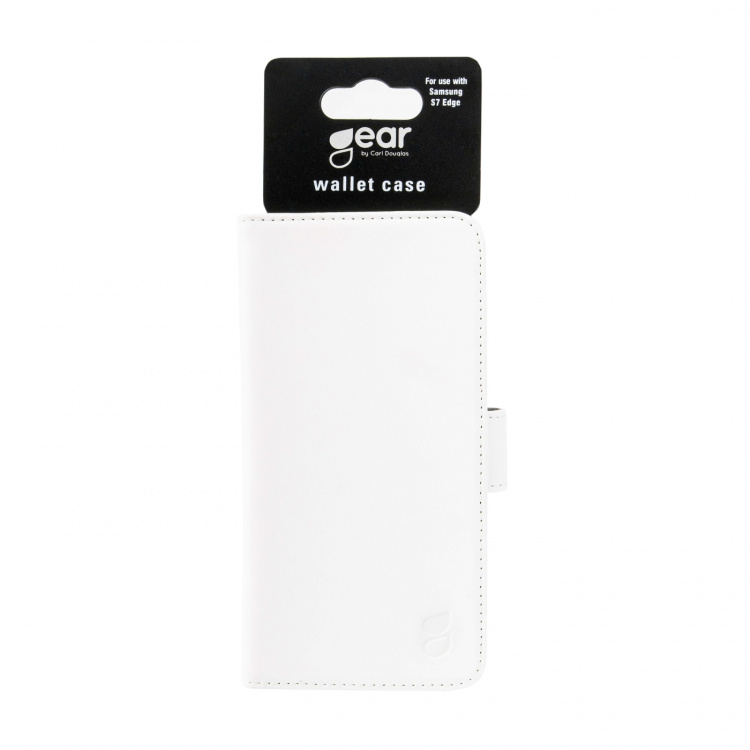 GEAR Wallet White 2 Cardpockets Samsung Galaxy S7 Edge