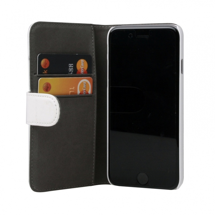 GEAR Wallet White 2 Cardpockets iPhone 6/6S 2in1 Magnetcover GEAR Wallet White 2 Cardpockets iPhone 6/6S 2in1 Magnetcover