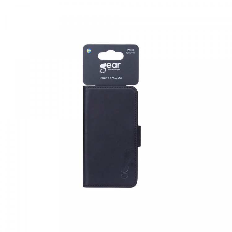 GEAR Wallet Black 3 Cardpockets iPhone 5/5s/SE GEAR Wallet Black 3 Cardpockets iPhone 5/5s/SE