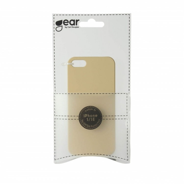 GEAR Mobile Cover Beige iPhone 5/SE